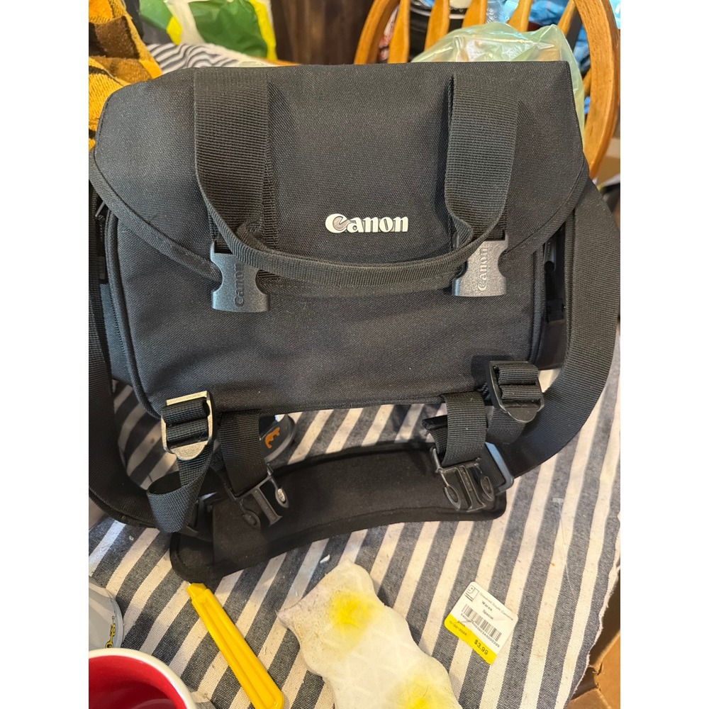 Canon Deluxe Gadget‎ Bag 100EG Black Nylon DSLR Camera Shoulder Bag Case